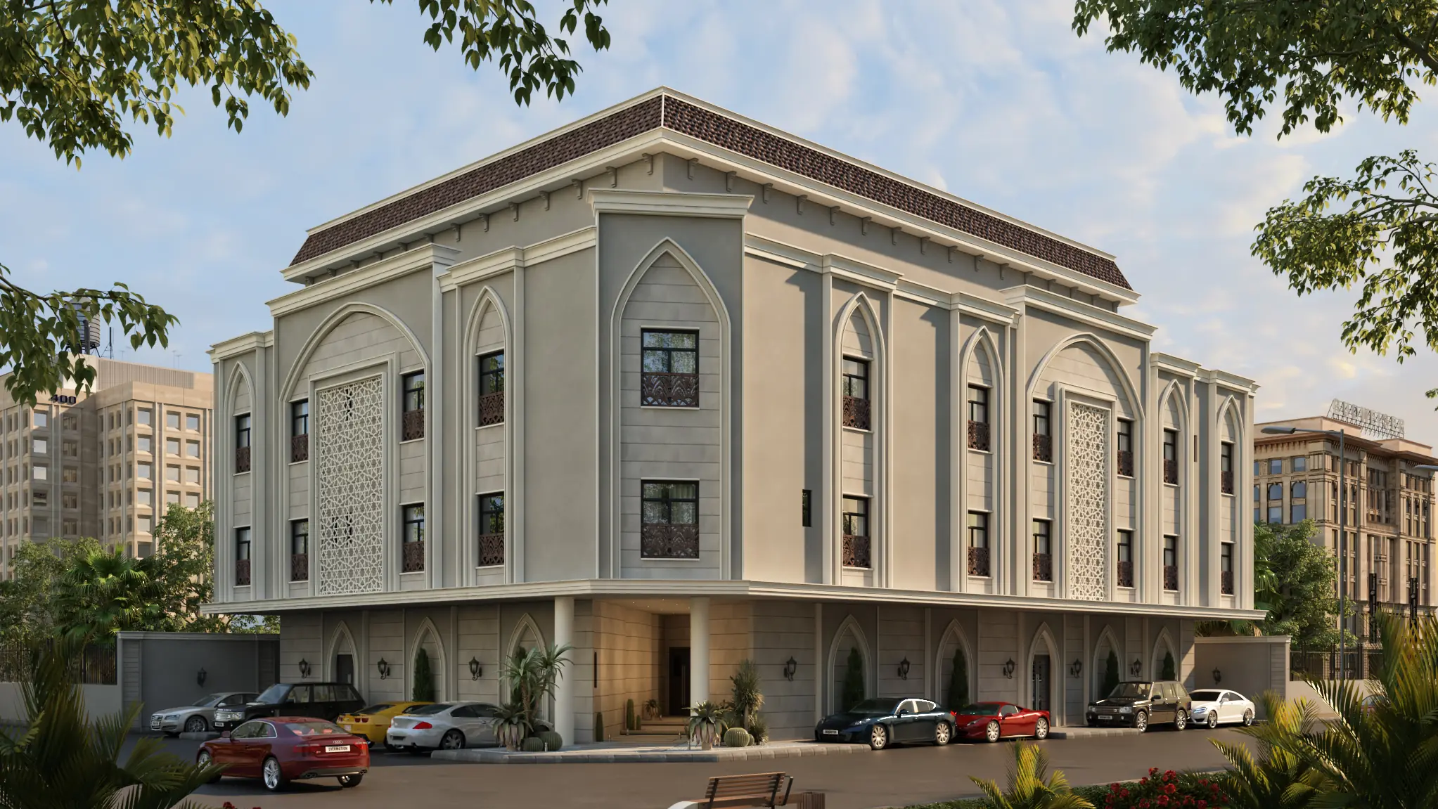 زاوية جانبية